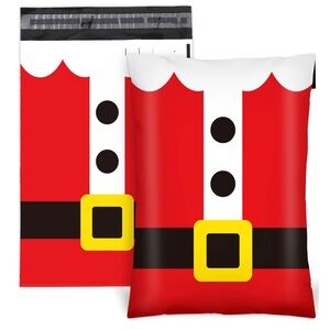 10 Santa Claus Polymailers Shipping Bagó 10x13”